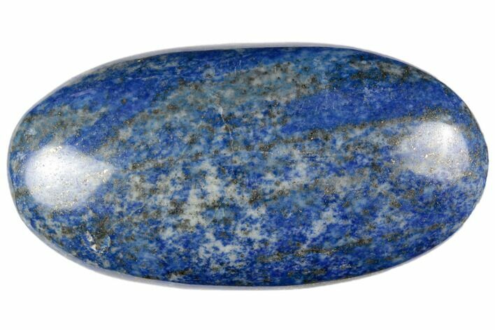 Polished Lapis Lazuli Palm Stone - Pakistan #187639